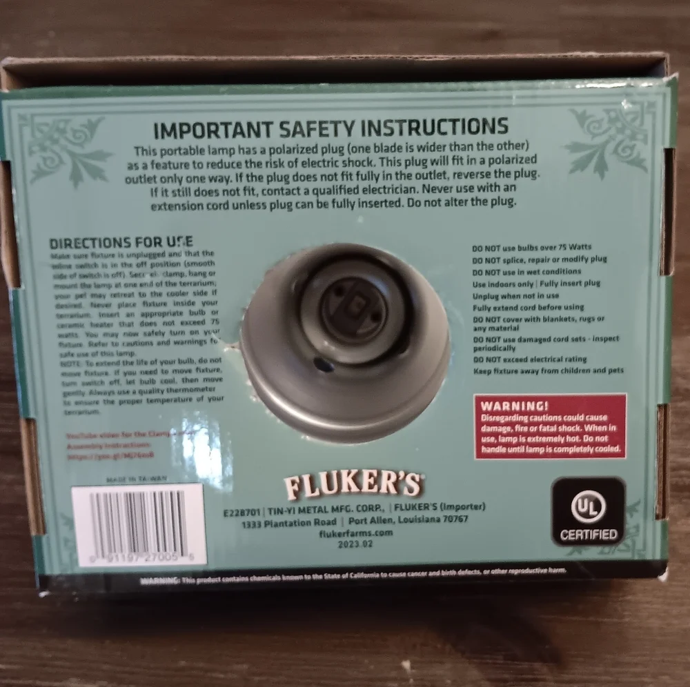 Deluxe Clamp Lamp with Dimmer - Black